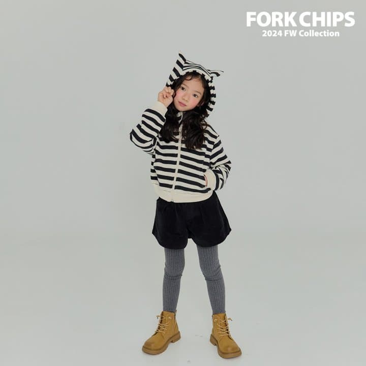 Fork Chips - Korean Children Fashion - #Kfashion4kids - Devil Hooded Zip-up