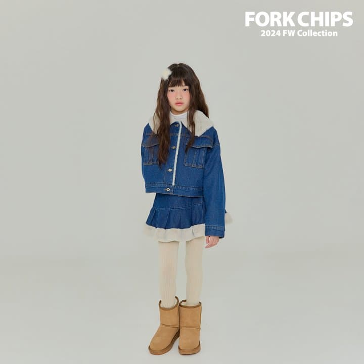 Fork Chips - Korean Children Fashion - #childofig - Nikki Winter Skirt - 8