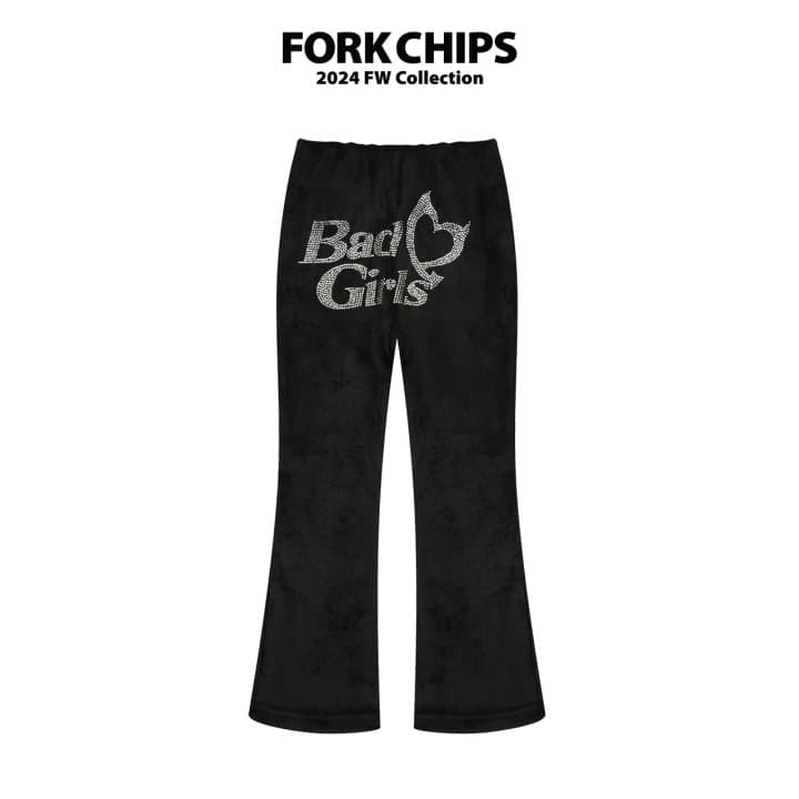 Fork Chips - Korean Children Fashion - #childofig - Girls Mink Leggings - 3