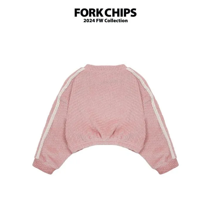 Fork Chips - Korean Children Fashion - #childofig - Honey Banding Sweatshirt - 2