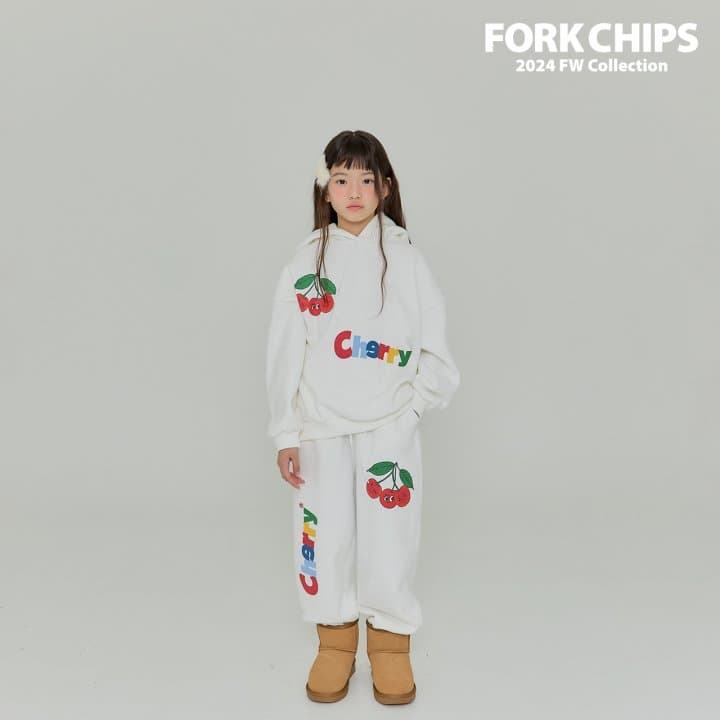 Fork Chips - Korean Children Fashion - #childofig - Cherry Hoodie - 11