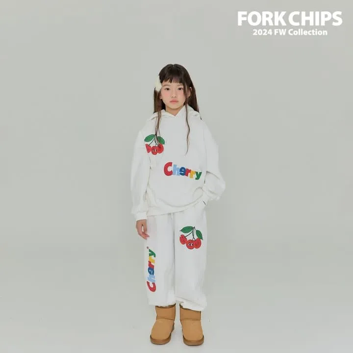 Fork Chips - Korean Children Fashion - #childofig - Cherry Jogger Pants - 11