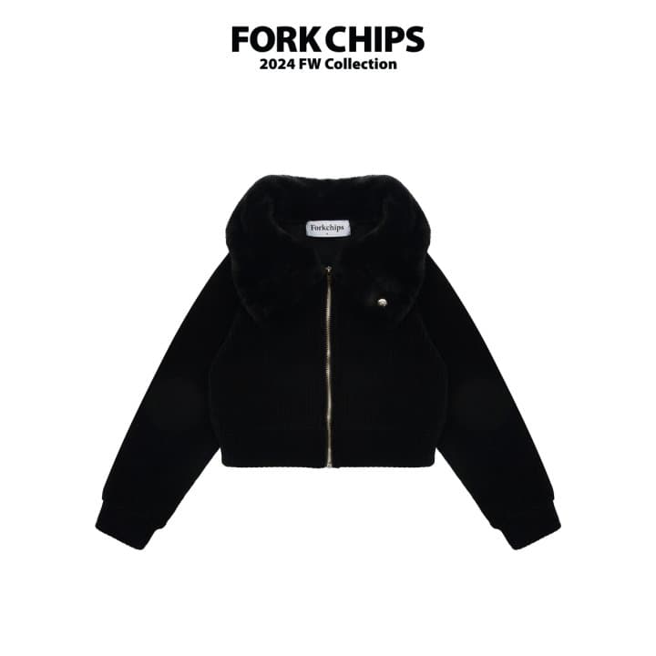 Fork Chips - Korean Children Fashion - #childofig - Salty Winter Zip-up - 9