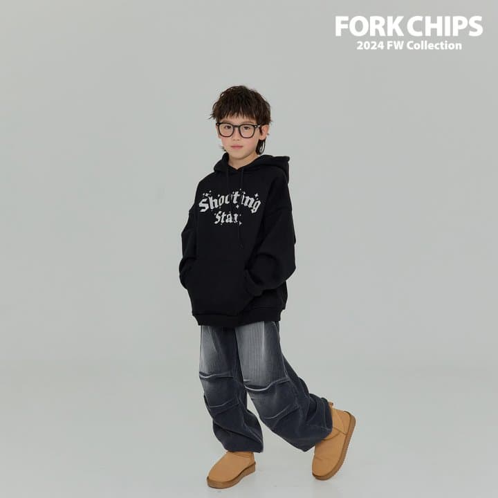 Fork Chips - Korean Children Fashion - #childofig - Shooting Star Hoodie - 3