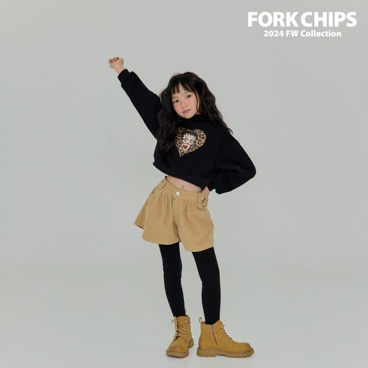 Fork Chips - Korean Children Fashion - #childofig - Leopard Boop Sweatshirt