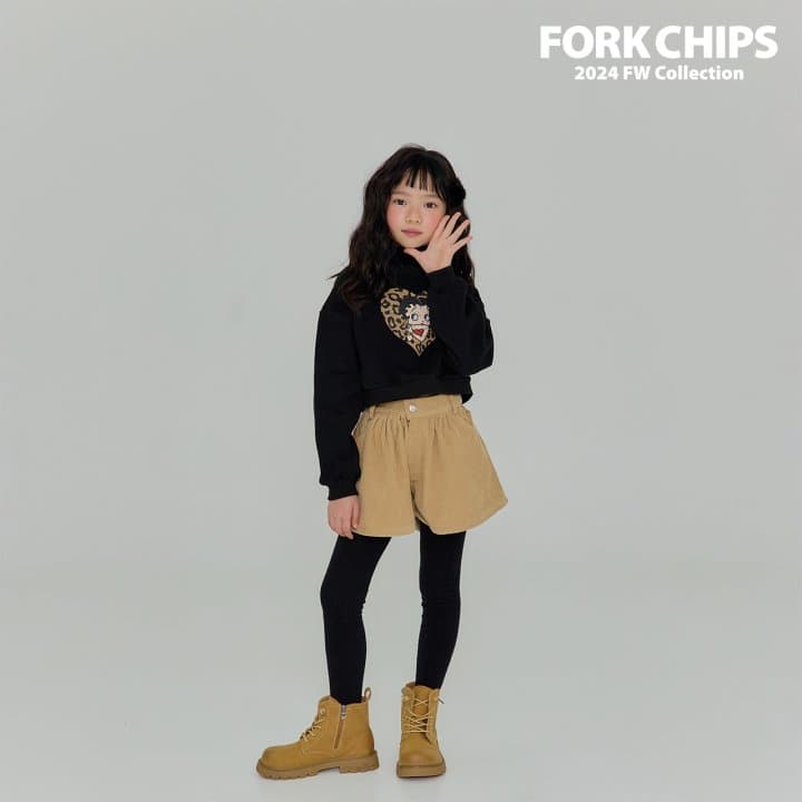 Fork Chips - Korean Children Fashion - #childofig - Leopard Boop Sweatshirt - 2