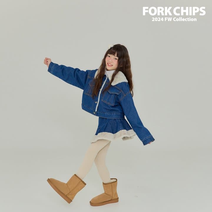 Fork Chips - Korean Children Fashion - #childrensboutique - Nikki Winter Skirt - 9