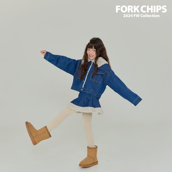 Fork Chips - Korean Children Fashion - #designkidswear - Nikki Winter Skirt - 10