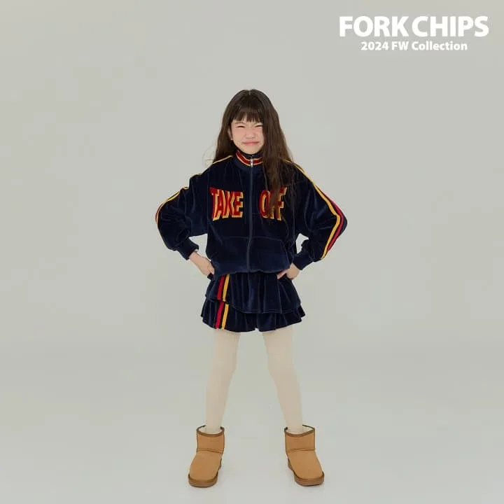 Fork Chips - Korean Children Fashion - #designkidswear - Take Veloa Zip-up - 9