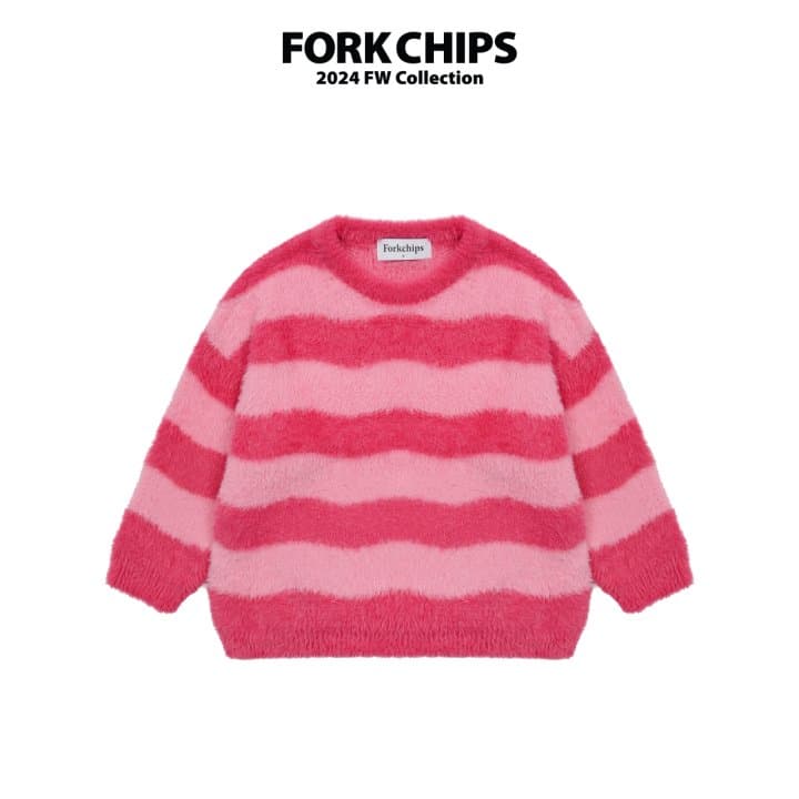 Fork Chips - Korean Children Fashion - #designkidswear - Wave Knit - 8