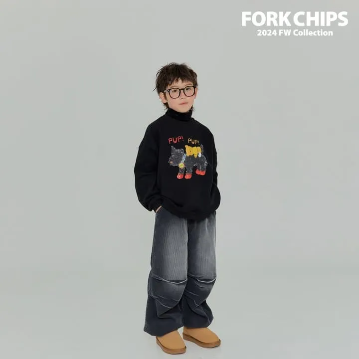 Fork Chips - Korean Children Fashion - #designkidswear - Puppy Sweatshirt - 5