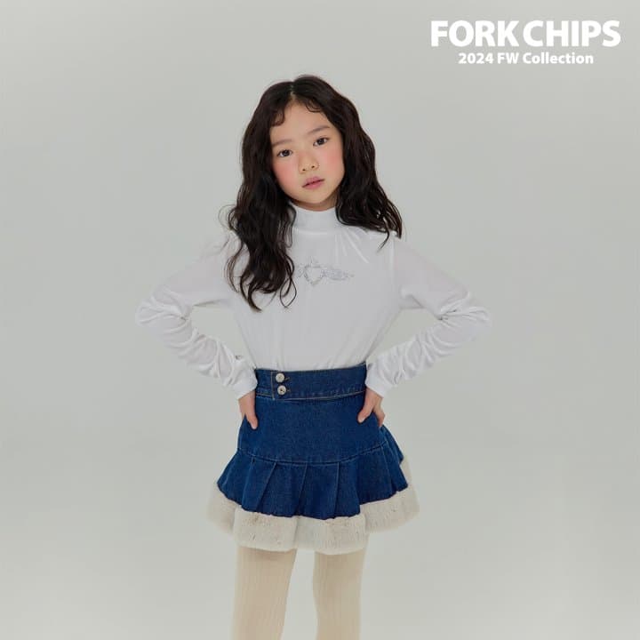 Fork Chips - Korean Children Fashion - #designkidswear - Angel Turtleneck - 3