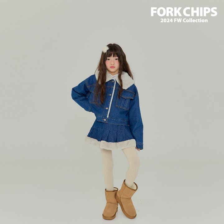 Fork Chips - Korean Children Fashion - #discoveringself - Nikki Winter Skirt - 11