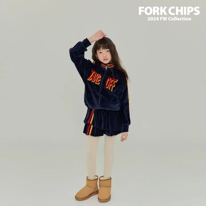 Fork Chips - Korean Children Fashion - #discoveringself - Take Veloa Zip-up - 10