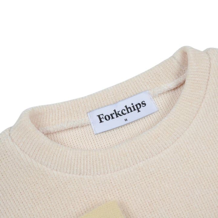 Fork Chips - Korean Children Fashion - #discoveringself - Snow Ribbon Sweatshirt - 3