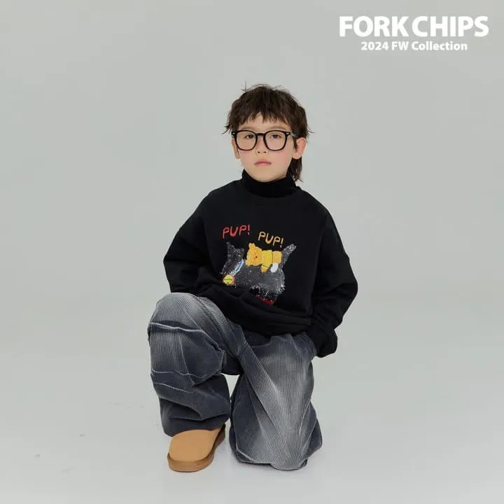 Fork Chips - Korean Children Fashion - #discoveringself - Puppy Sweatshirt - 6