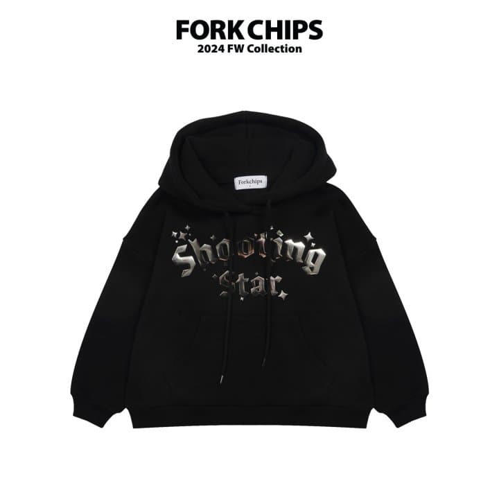 Fork Chips - Korean Children Fashion - #fashionkids - Shooting Star Hoodie - 8