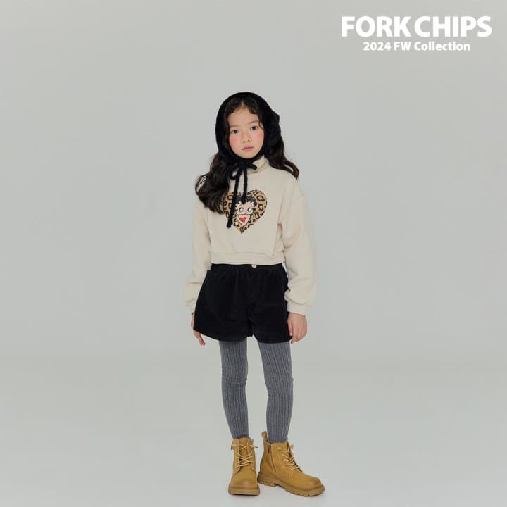 Fork Chips - Korean Children Fashion - #fashionkids - Leopard Boop Sweatshirt - 6