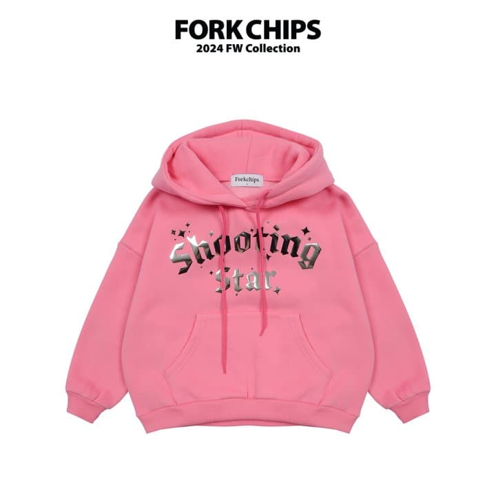 Fork Chips - Korean Children Fashion - #kidsshorts - Shooting Star Hoodie - 9