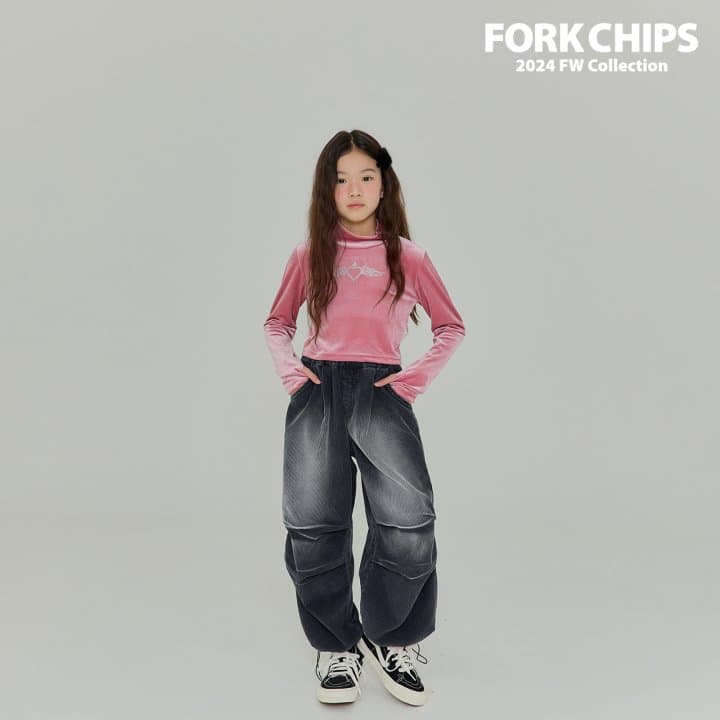 Fork Chips - Korean Children Fashion - #kidsshorts - Angel Turtleneck - 6