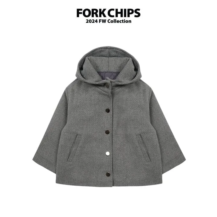 Fork Chips - Korean Children Fashion - #kidsstore - Scone Buckle Coat - 3