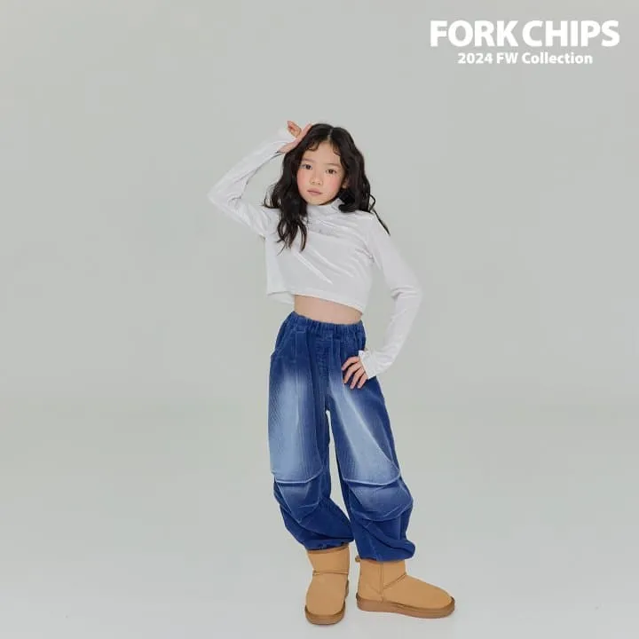 Fork Chips - Korean Children Fashion - #kidsstore - Pound Corduroy Jeans - 2