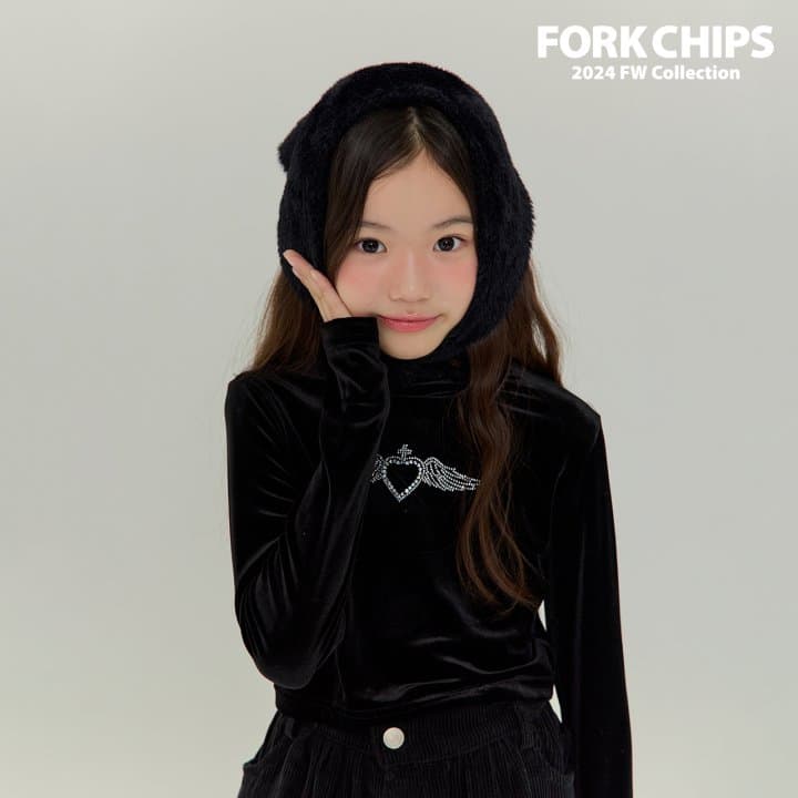 Fork Chips - Korean Children Fashion - #kidzfashiontrend - Bunny Ear Muffler - 7