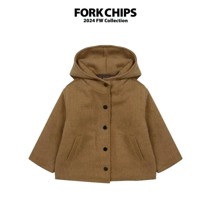 Fork Chips - Korean Children Fashion - #kidsstore - Scone Buckle Coat - 4