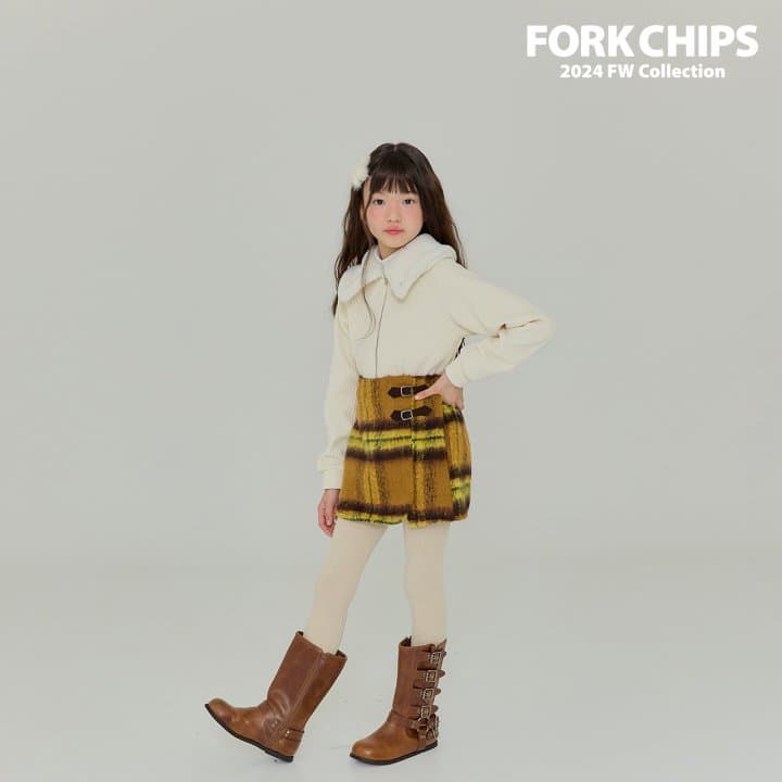 Fork Chips - Korean Children Fashion - #kidzfashiontrend - Salty Winter Zip-up - 3