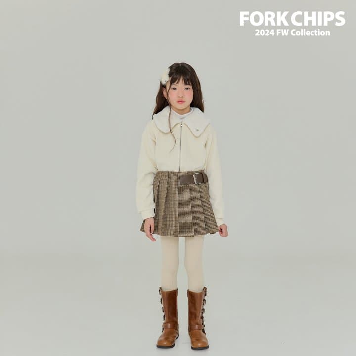 Fork Chips - Korean Children Fashion - #kidzfashiontrend - Glam Belt Skirt - 7