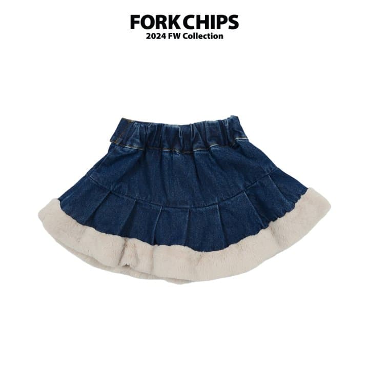 Fork Chips - Korean Children Fashion - #littlefashionista - Nikki Winter Skirt