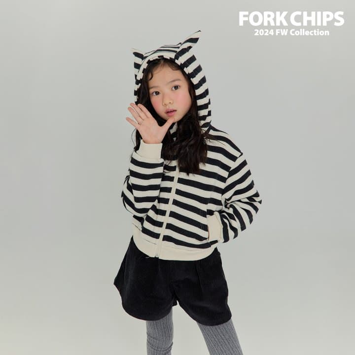 Fork Chips - Korean Children Fashion - #littlefashionista - Devil Hooded Zip-up - 2