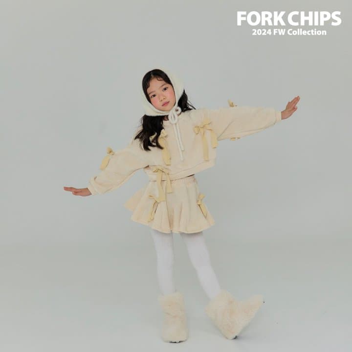 Fork Chips - Korean Children Fashion - #magicofchildhood - Snow Hul Skirt - 9