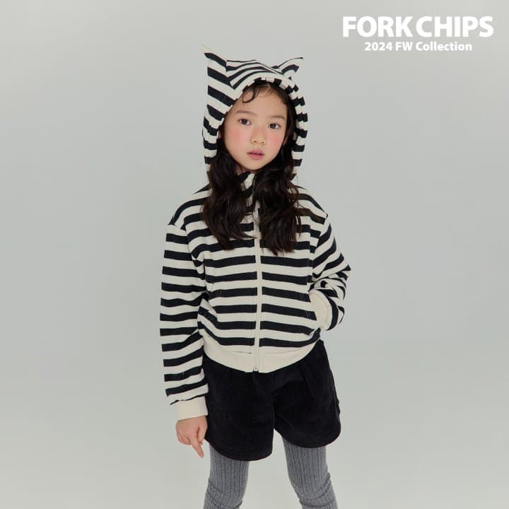 Fork Chips - Korean Children Fashion - #magicofchildhood - Devil Hooded Zip-up - 3