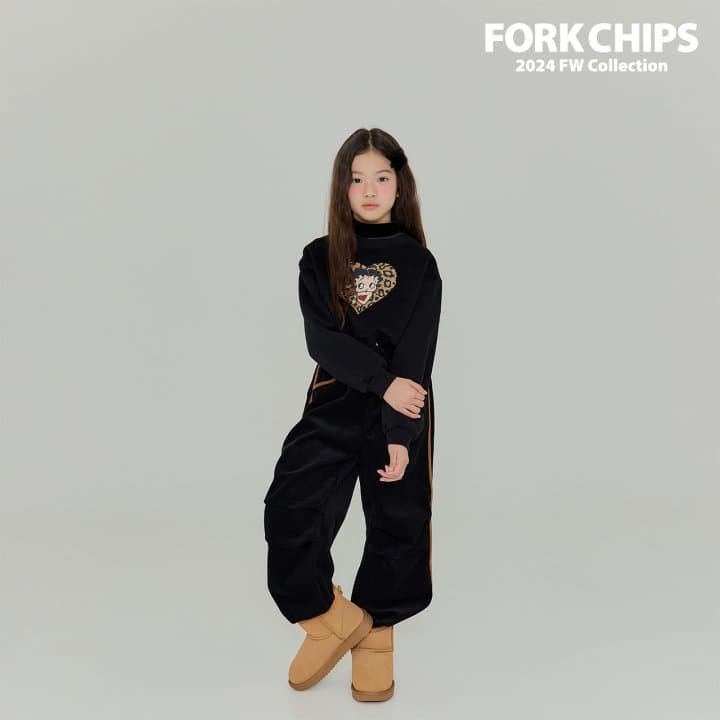 Fork Chips - Korean Children Fashion - #magicofchildhood - Taper Corduroy Pants - 5