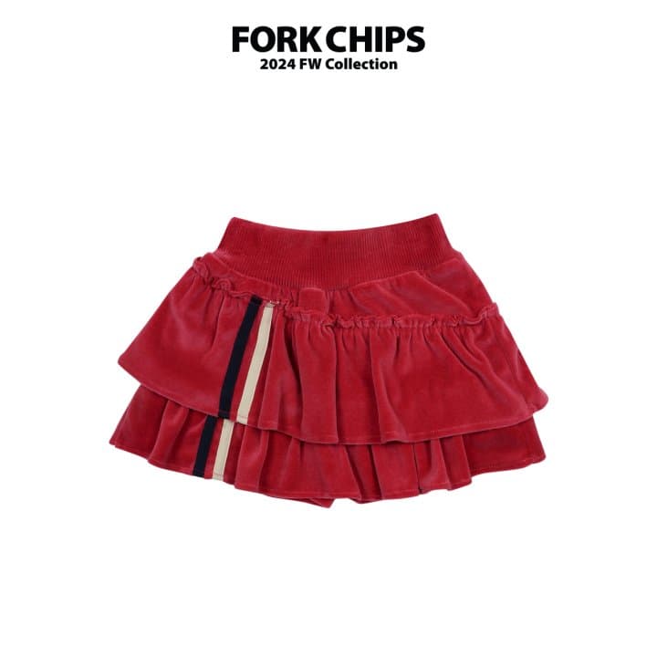 Fork Chips - Korean Children Fashion - #minifashionista - Take Cancan Skirt