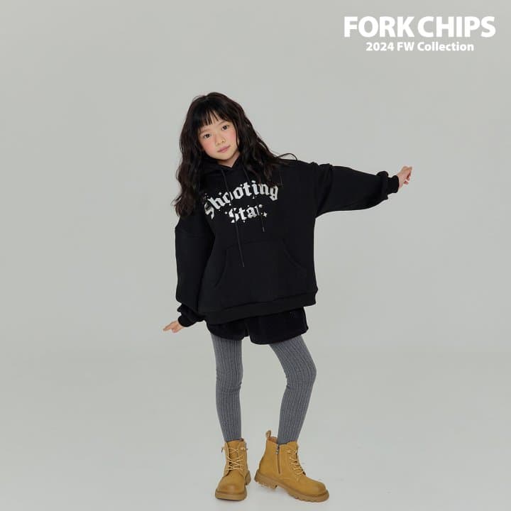 Fork Chips - Korean Children Fashion - #minifashionista - Shooting Star Hoodie