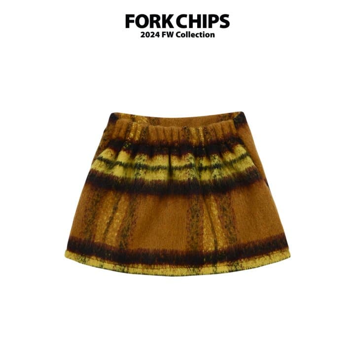 Fork Chips - Korean Children Fashion - #minifashionista - Alpaca Buckle Skirt - 10