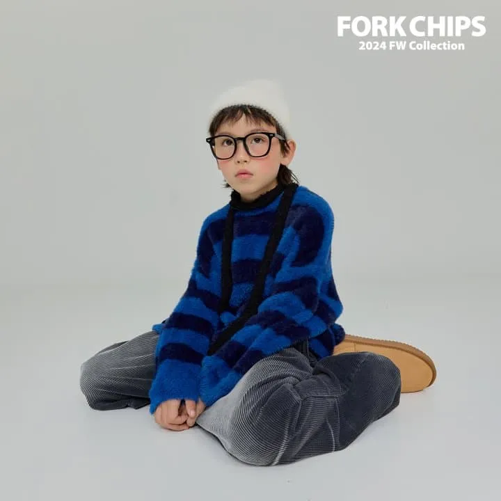 Fork Chips - Korean Children Fashion - #minifashionista - Pound Corduroy Jeans - 7