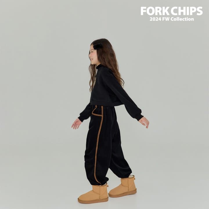 Fork Chips - Korean Children Fashion - #minifashionista - Taper Corduroy Pants - 6