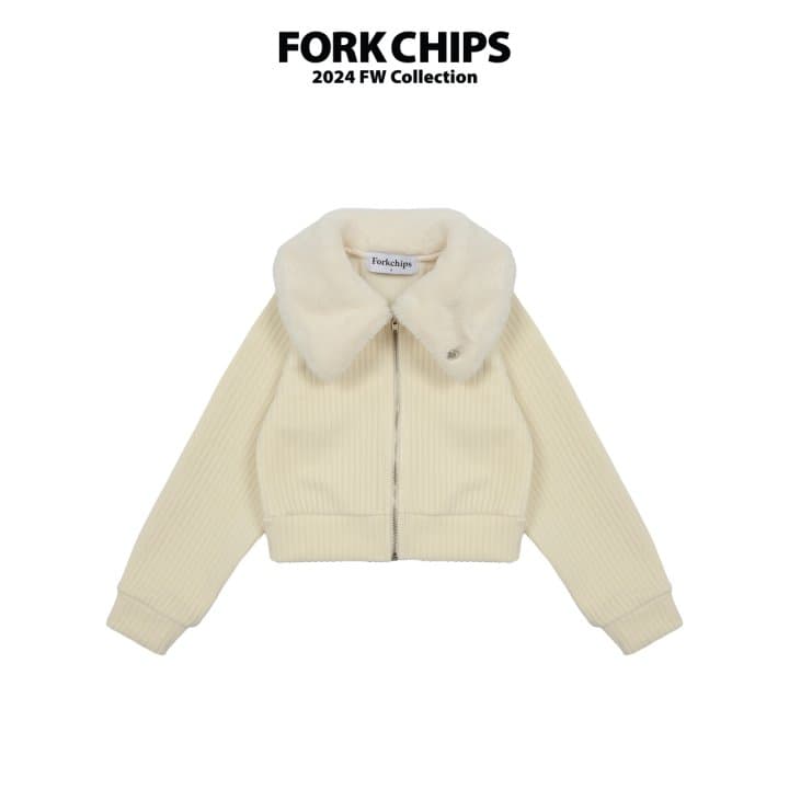 Fork Chips - Korean Children Fashion - #prettylittlegirls - Salty Winter Zip-up - 8