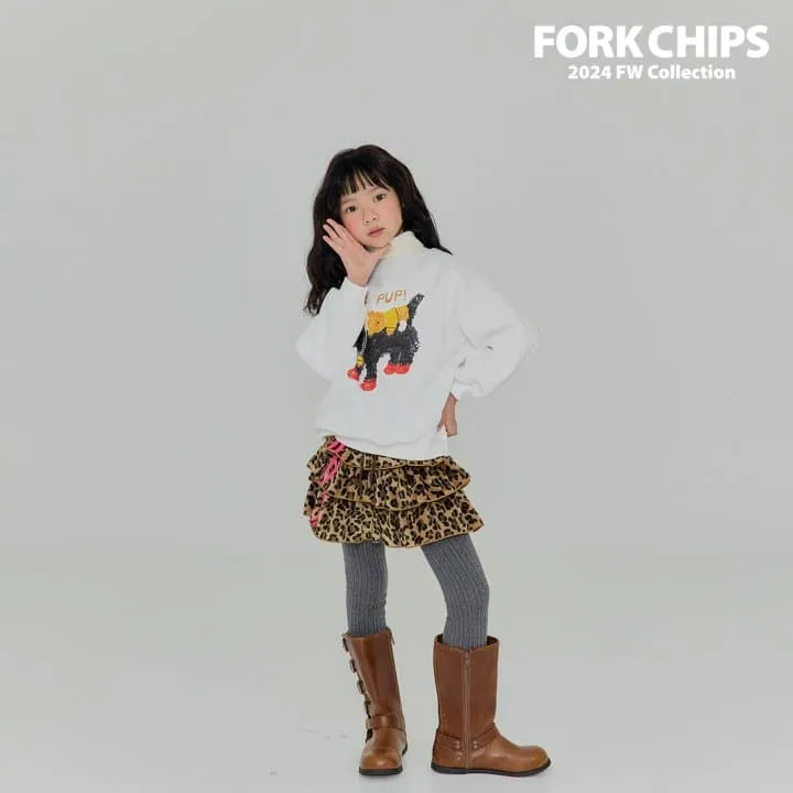 Fork Chips - Korean Children Fashion - #prettylittlegirls - Puppy Sweatshirt