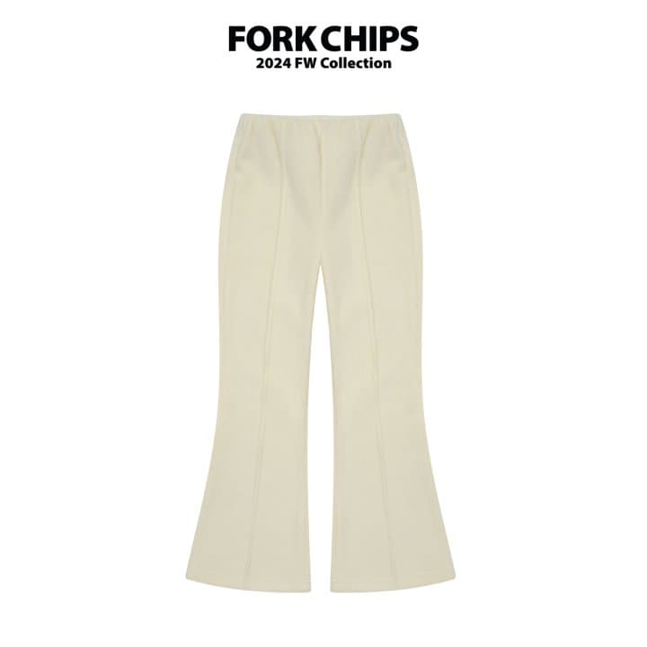 Fork Chips - Korean Children Fashion - #stylishchildhood - Girls Mink Leggings - 2