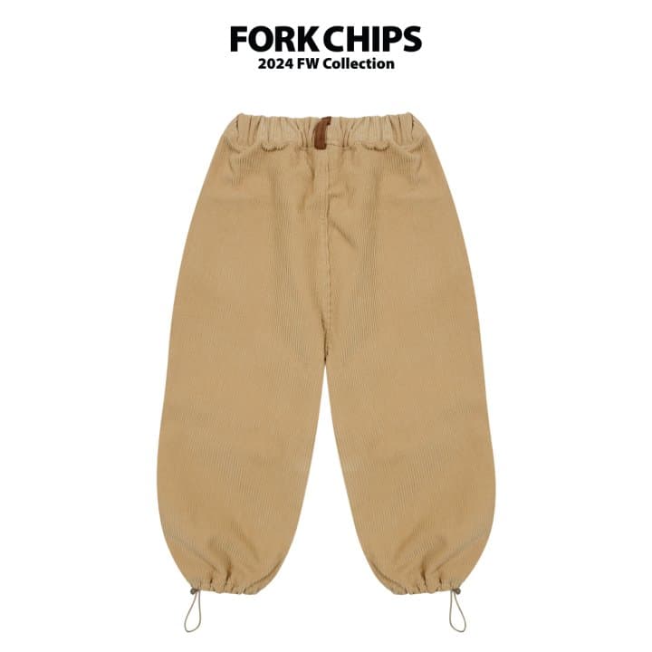 Fork Chips - Korean Children Fashion - #stylishchildhood - Taper Corduroy Pants - 10