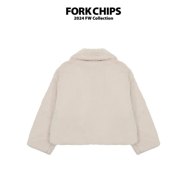 Fork Chips - Korean Children Fashion - #toddlerclothing - Cream Winter Coat - 10