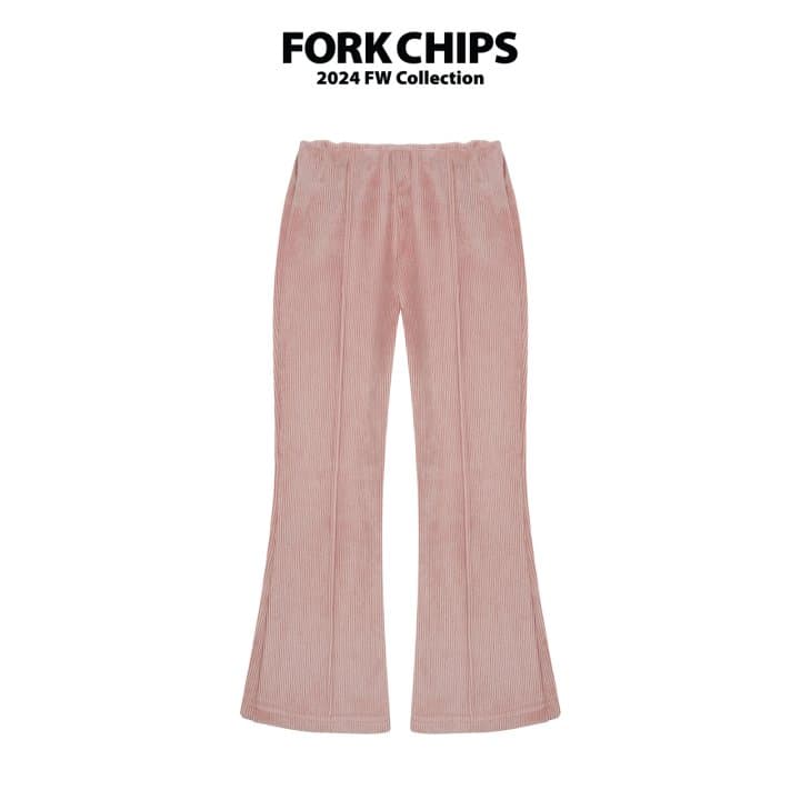 Fork Chips - Korean Children Fashion - #toddlerclothing - Girls Mink Leggings