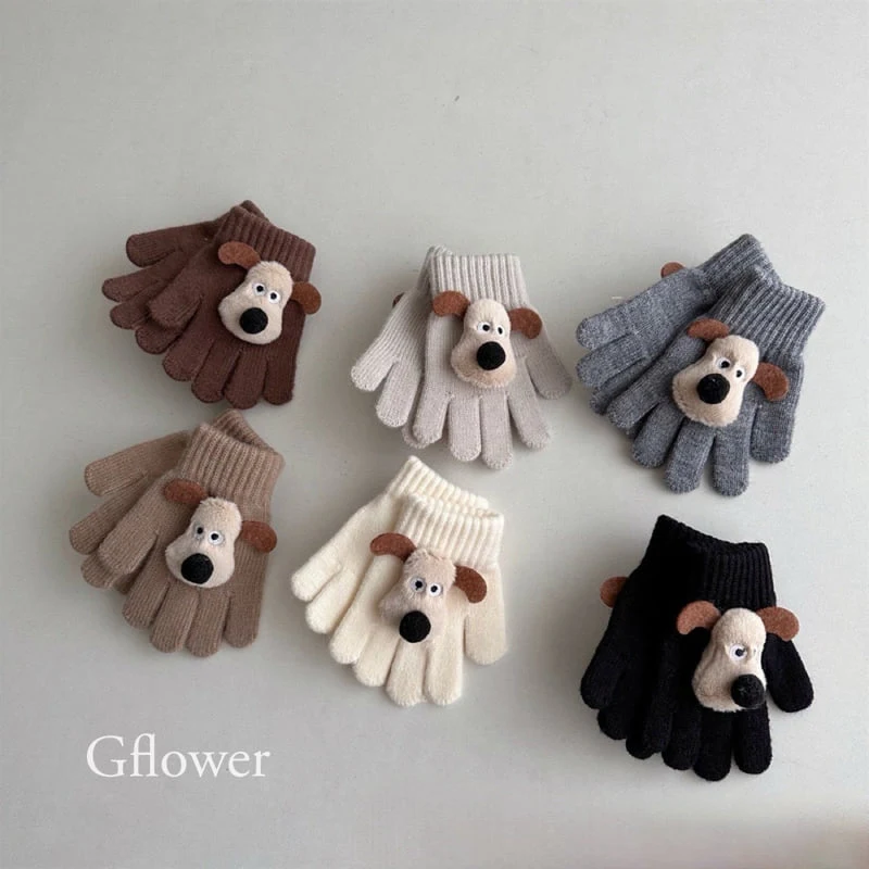 G Flower - Korean Baby Fashion - #babyboutique - Puppy Finger Gloves - 3