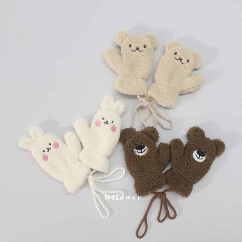 G Flower - Korean Baby Fashion - #babyootd - Animal Gloves