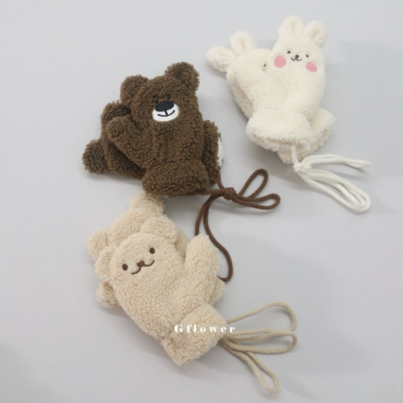 G Flower - Korean Baby Fashion - #babyoutfit - Animal Gloves - 3