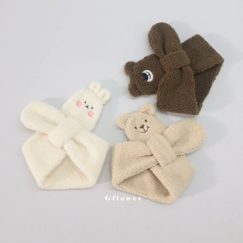 G Flower - Korean Baby Fashion - #babyoutfit - Animal Muffler